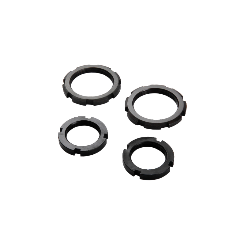 DIN1804 slitsade runda muttrar för krokskinnare