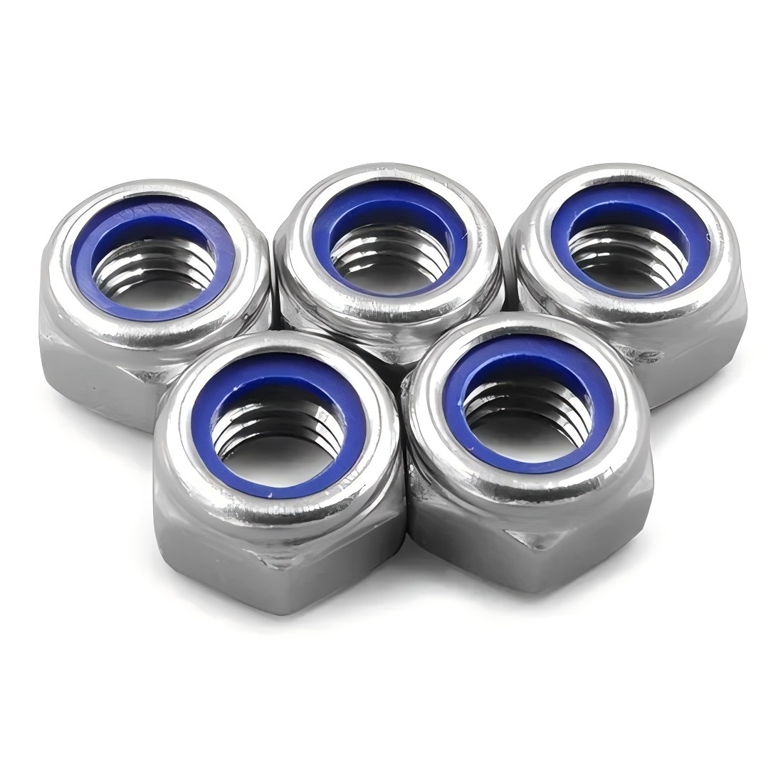 DIN 982 rådande vridmoment hex tjocka nötter med icke-metallisk insatsräknare (oval) huvud, bilmontering delar